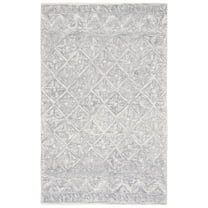 SAFAVIEH Metro Kathleen Diamond Area Rug, Grey/Ivory, 8' x 10'