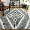 thumbnail image 1 of Safavieh Metro Kelsey Diamond Area Rug, Black/Ivory, 5' x 8', 1 of 11