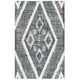 thumbnail image 1 of SAFAVIEH Metro Kelsey Diamond Area Rug, Black/Ivory, 8' x 10', 1 of 8