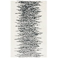 thumbnail image 1 of SAFAVIEH Metro Kent Striped Area Rug, Black/Ivory, 8' x 10', 1 of 8
