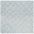 thumbnail image 1 of SAFAVIEH Metro Lauressa Geometric Area Rug, Light Blue/Ivory, 6' x 6' Square, 1 of 9