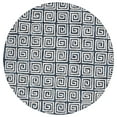 thumbnail image 1 of SAFAVIEH Metro Lauressa Geometric Area Rug, Navy/Ivory, 6' x 6' Round, 1 of 8