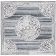 thumbnail image 1 of SAFAVIEH Metro Lavern Medallion Area Rug, Grey/Ivory, 6' x 6' Square, 1 of 8