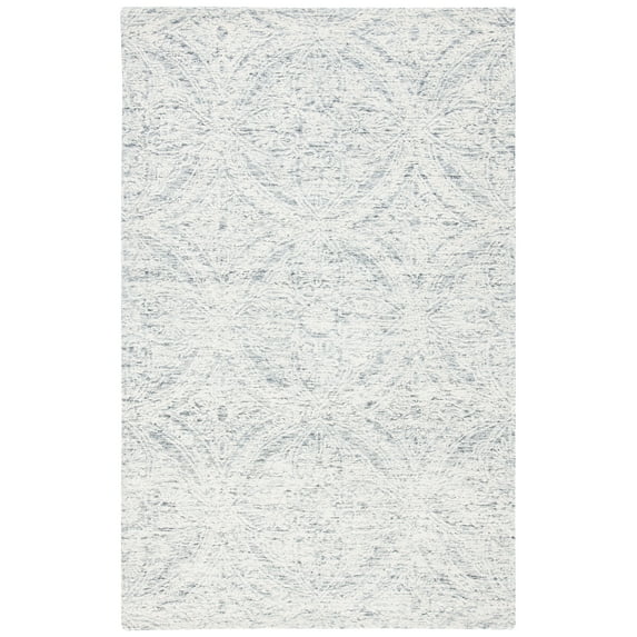 SAFAVIEH Metro Leilah Geometric Area Rug, Natural/Light Grey, 3' x 5'
