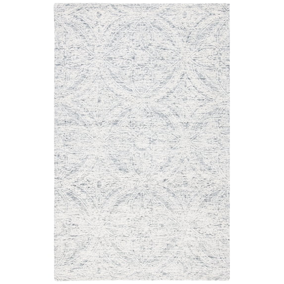 SAFAVIEH Metro Leilah Geometric Area Rug, Natural/Light Grey, 6' x 9'