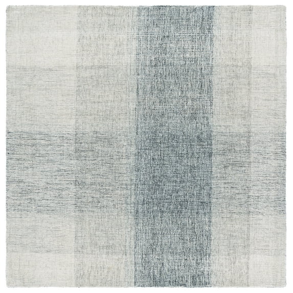 SAFAVIEH Metro Lennard Distressed Area Rug, Gray/Blue, 6' x 6' Square