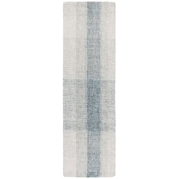 SAFAVIEH Metro Lennard Distressed Runner Rug, Gray/Blue, 2'3" x 8'