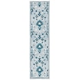 thumbnail image 1 of SAFAVIEH Metro Leon Medallion Runner Rug, Blue/Ivory, 2'3" x 9', 1 of 8