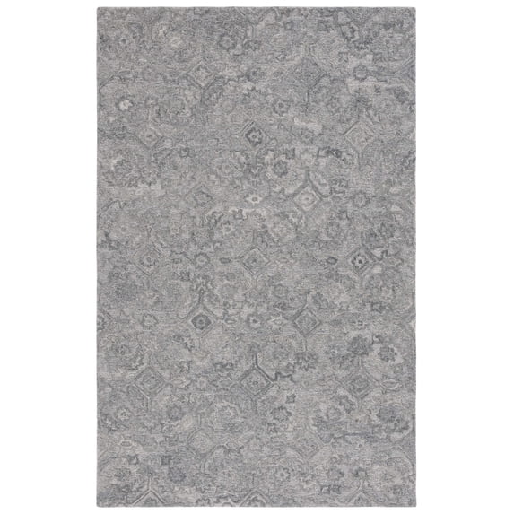 SAFAVIEH Metro Lindsay Medallion Area Rug, Grey, 3' x 5'