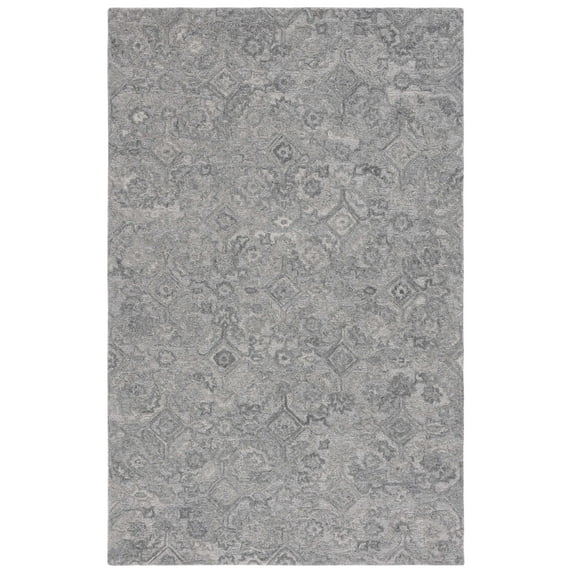 SAFAVIEH Metro Lindsay Medallion Area Rug, Grey, 8' x 10'