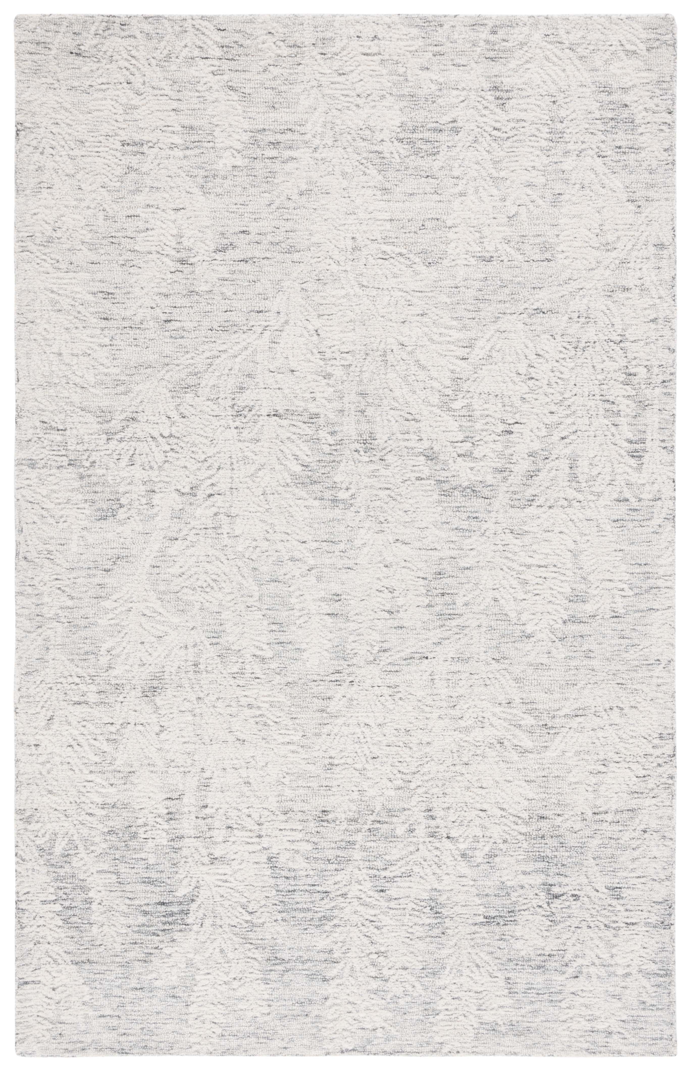 SAFAVIEH Metro Lolicia Distressed Area Rug, Grey/Ivory, 5' x 8'