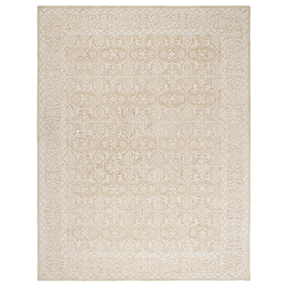 SAFAVIEH Metro Lorenzo Medallion Area Rug, Gold/Ivory, 8' x 10'