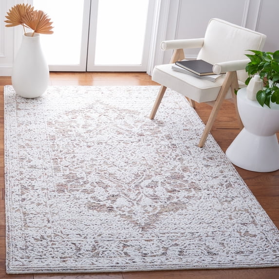 Safavieh Metro Lorraine Medallion Area Rug, Ivory/Rust, 5' x 8'