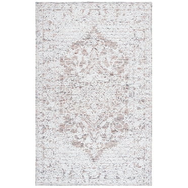 SAFAVIEH Metro Lorraine Medallion Area Rug, Ivory/Rust, 8' x 10'
