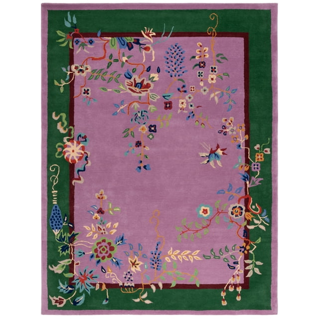 SAFAVIEH Metro Louise Floral Area Rug, Purple/Green, 8' x 10' - Walmart.com