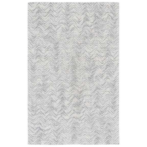 SAFAVIEH Metro Lucina Wavy Striped Area Rug, Silver, 8' x 10'