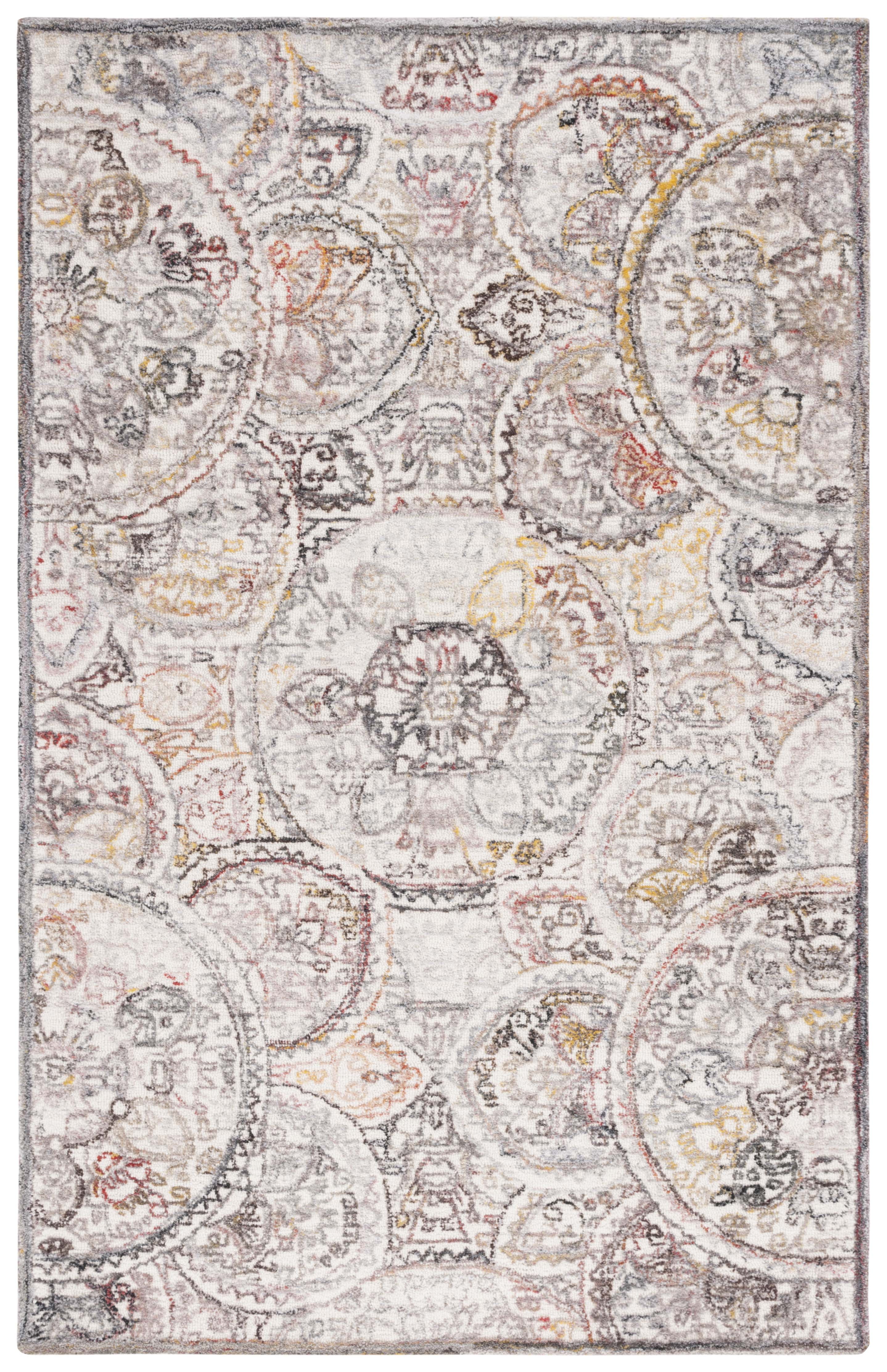 SAFAVIEH Metro Luvina Medallion Area Rug, Ivory/Red, 3' x 5'