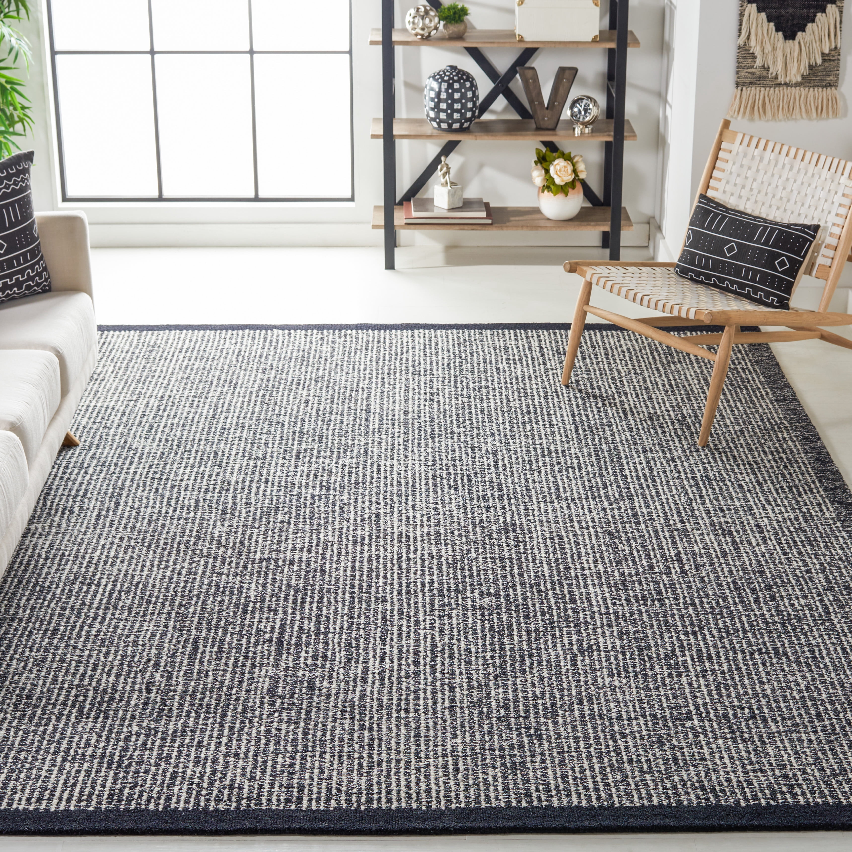 Safavieh Metro Matilda Striped Area Rug, Ivory/Black, 8' x 10'