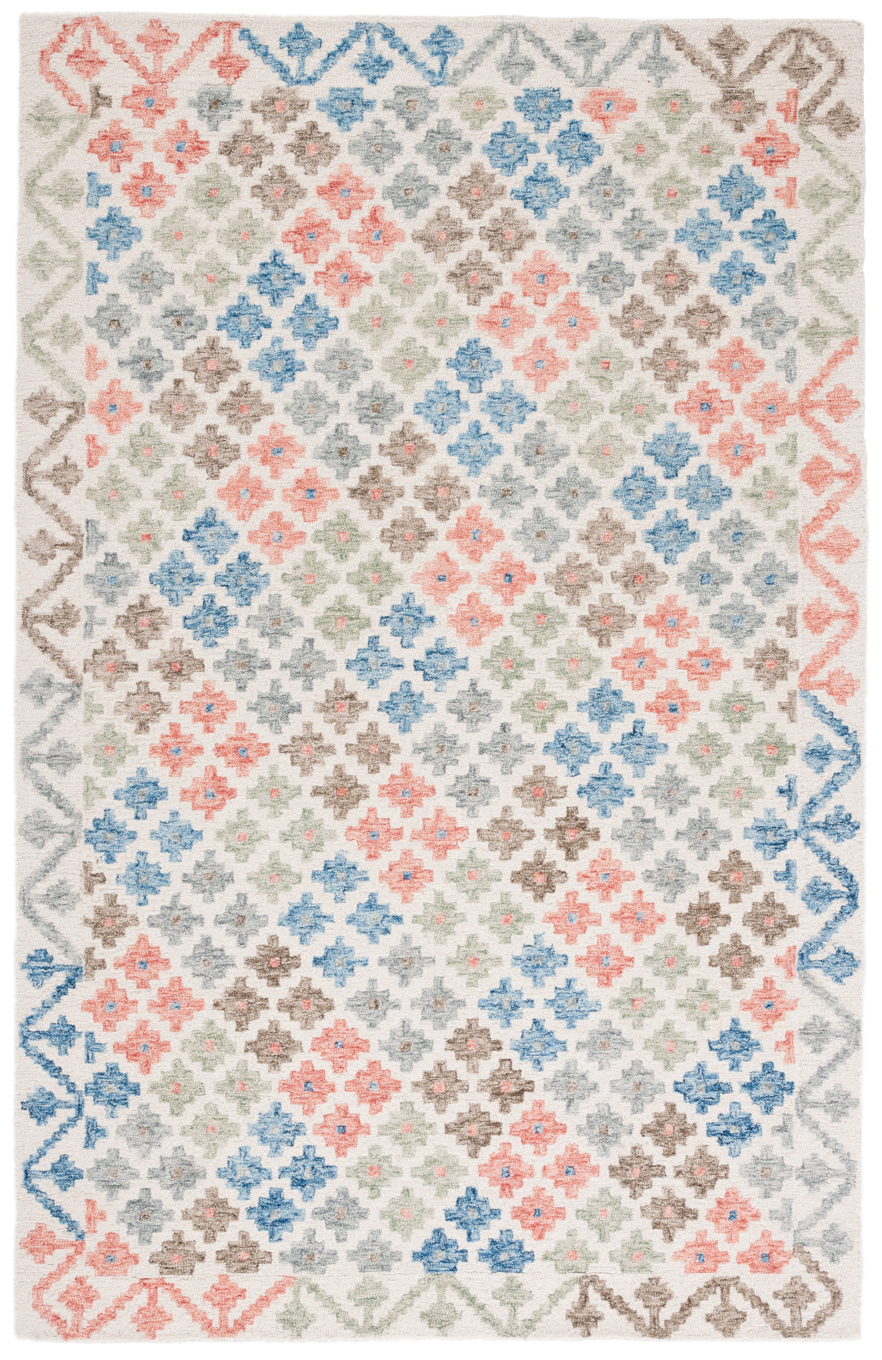 Ivory Elegance Hand-Tufted Wool 3'x5' Area Rug