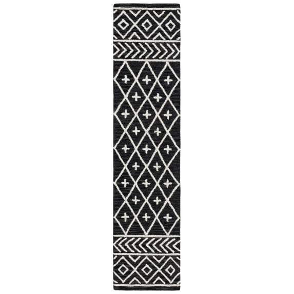 SAFAVIEH Metro Chodak Abstract Area Rug, Black/Beige, 2' x 3'