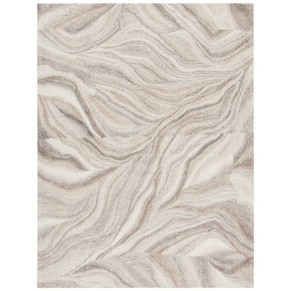 SAFAVIEH Metro MET505T Handmade Ivory / Brown Rug