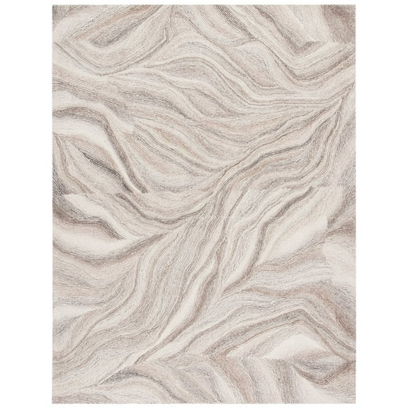 SAFAVIEH Metro MET505T Handmade Ivory / Brown Rug