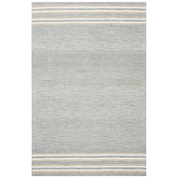 SAFAVIEH Metro Shelby Striped Area Rug, Grey/Brown, 5' x 8'