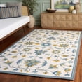 thumbnail image 1 of Safavieh Metro Nicola Leaves Area Rug, Ivory/Blue, 5' x 8', 1 of 10