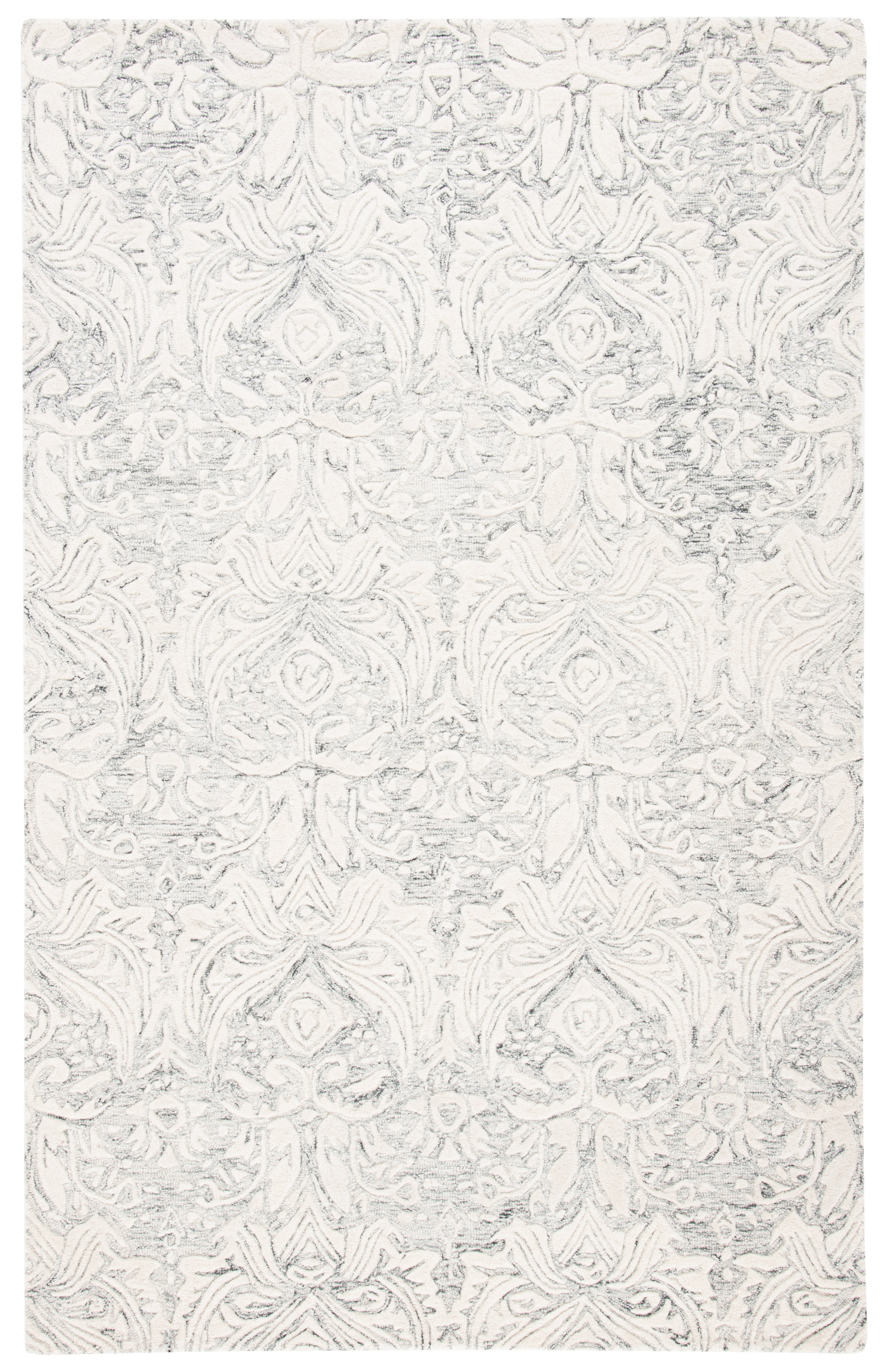 SAFAVIEH Metro Della Medallion Area Rug, Grey/Ivory, 8' x 10'