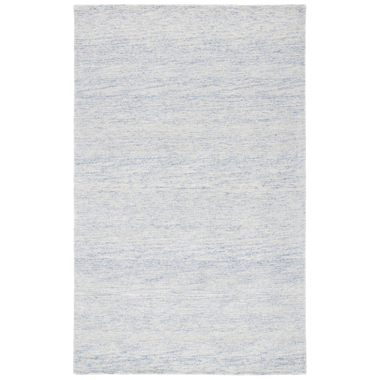 Hand-tufted Elegance Blue & Ivory Wool 6' Square Rug