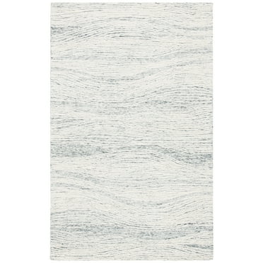 SAFAVIEH Metro Bridget Abstract Area Rug, Dark Grey/Ivory, 5' x 8'