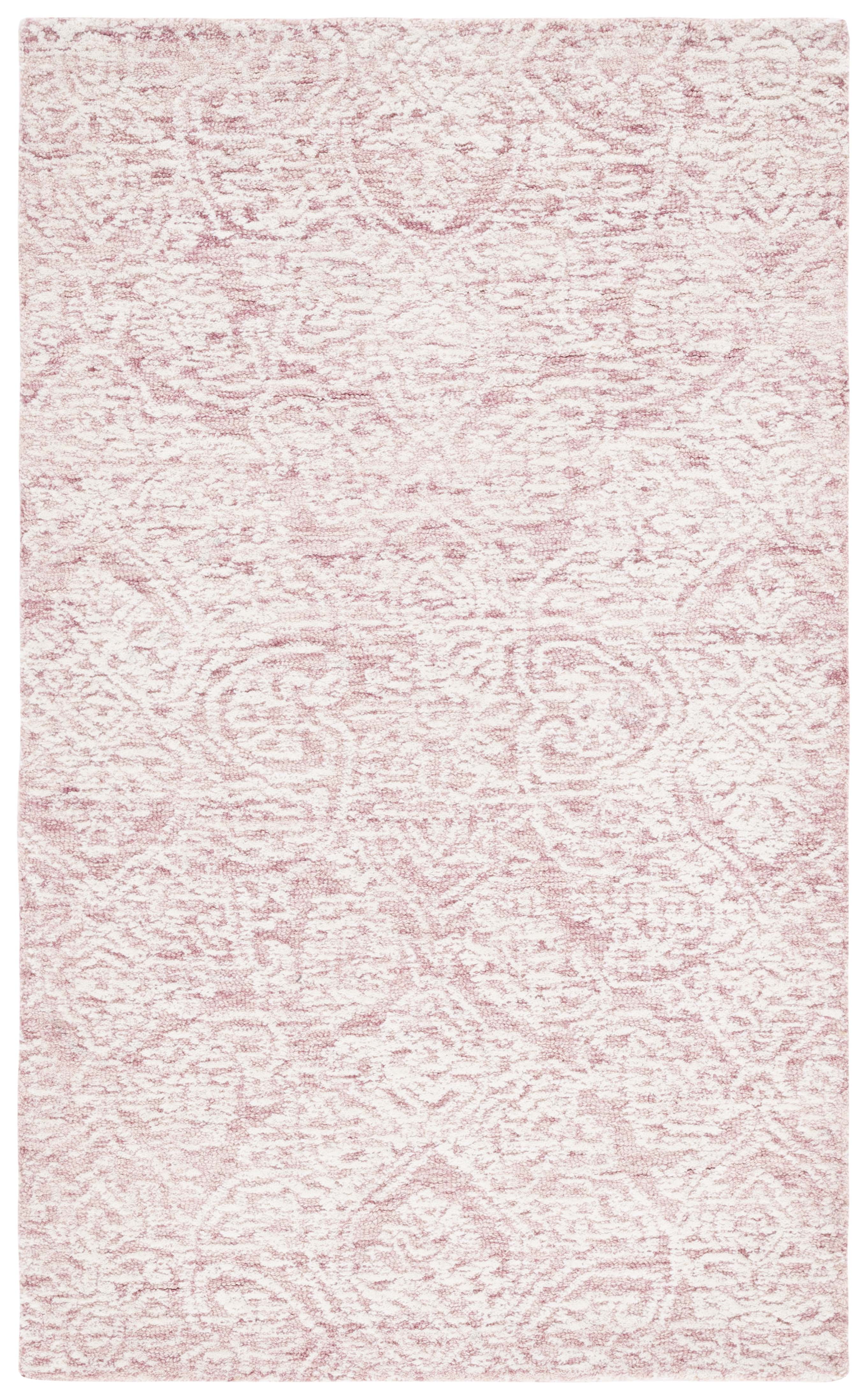 Ivory Elegance Hand-Tufted Wool Rectangular Rug