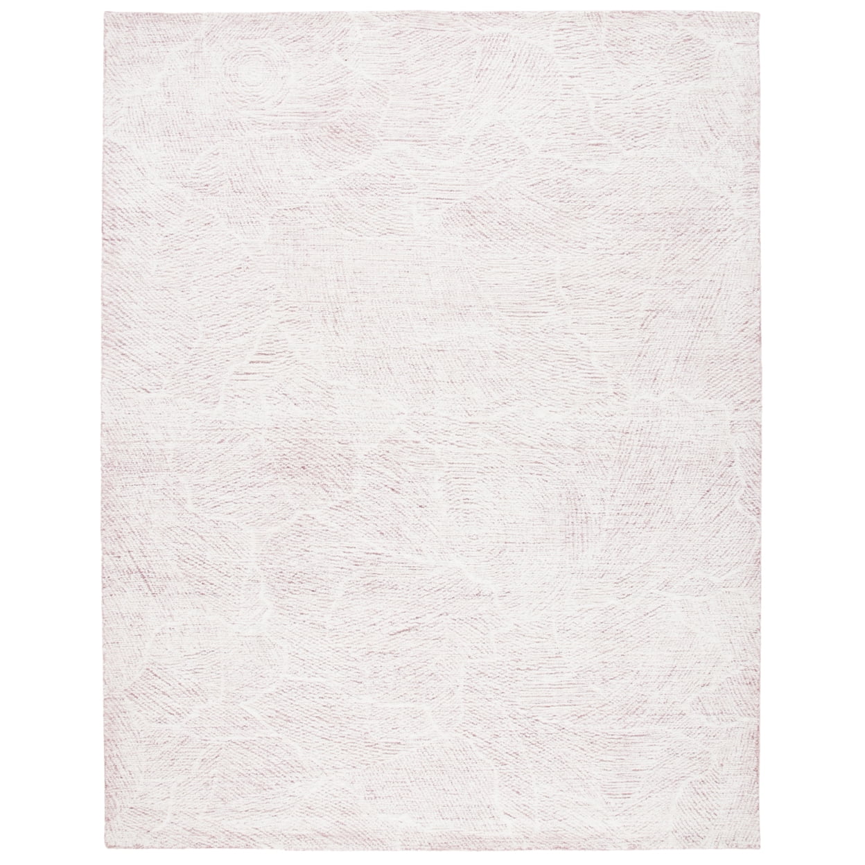 Ivory Floral 8' x 10' Handmade Wool Tufted Area Rug