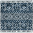 thumbnail image 1 of SAFAVIEH Metro Madrid Geometric Area Rug, Navy/Ivory, 6' x 6' Square, 1 of 8