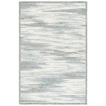 SAFAVIEH Metro Mark Abstract Area Rug, Ivory/Gray, 8' x 10'