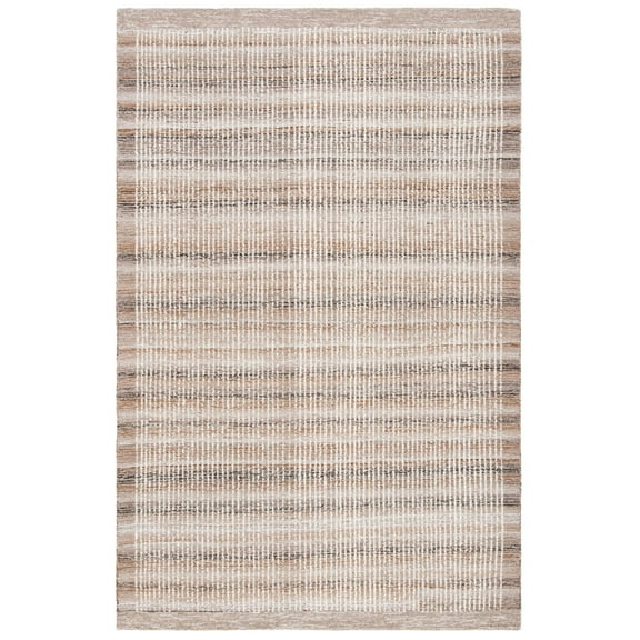 SAFAVIEH Metro Matilda Striped Area Rug, Ivory/Light Brown, 3' x 5'