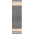thumbnail image 1 of SAFAVIEH Metro May Striped Runner Rug, Charcoal/Pink, 2'3" x 8', 1 of 8