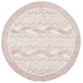 thumbnail image 1 of SAFAVIEH Metro Melody Geometric Area Rug, Pink/Ivory, 6' x 6' Round, 1 of 8