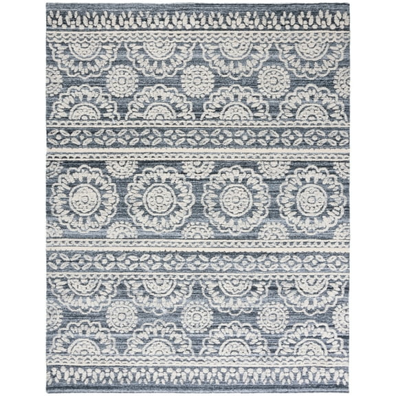 SAFAVIEH Metro Merrick Medallion Area Rug, Grey/Ivory, 8' x 10'