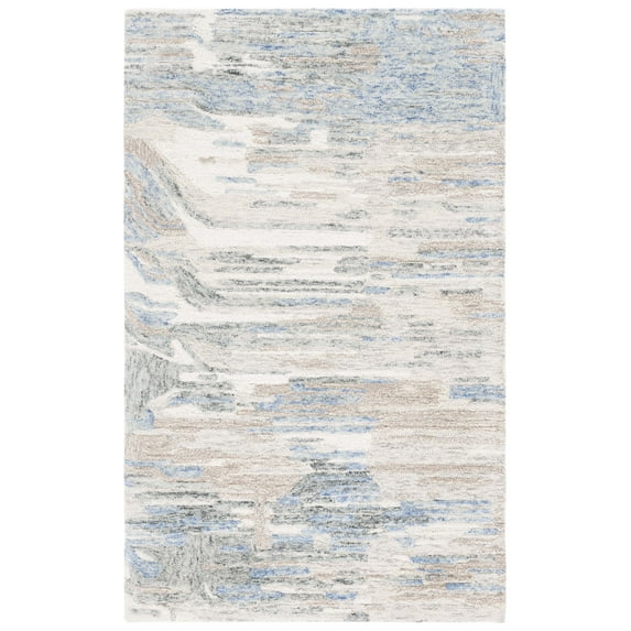 SAFAVIEH Metro Mirjana Distressed Area Rug, Ivory/Natural, 4' x 6'