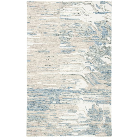 SAFAVIEH Metro Mirjana Distressed Area Rug, Ivory/Natural, 5' x 8'