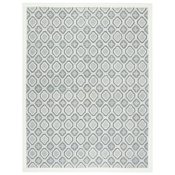SAFAVIEH Metro Nick Geometric Area Rug, Ivory/Grey, 8' x 10'