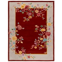 SAFAVIEH Metro Nixon Floral Area Rug, Rust/Beige, 8' x 10'