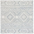 thumbnail image 1 of SAFAVIEH Metro Padraic Medallion Area Rug, Blue/Ivory, 6' x 6' Square, 1 of 8