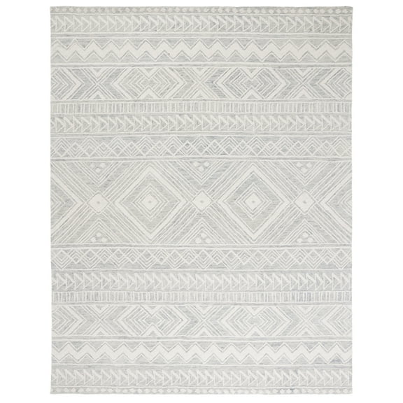 SAFAVIEH Metro Padraic Medallion Area Rug, Grey/Ivory, 8' x 10'