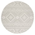 thumbnail image 1 of SAFAVIEH Metro Padraic Medallion Area Rug, Light Grey/Ivory, 6' x 6' Round, 1 of 8