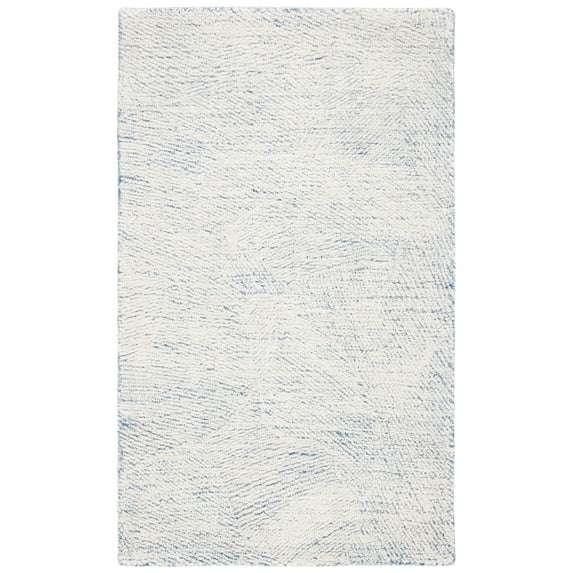SAFAVIEH Metro Patricia Distressed Area Rug, Blue/Ivory, 4' x 6'