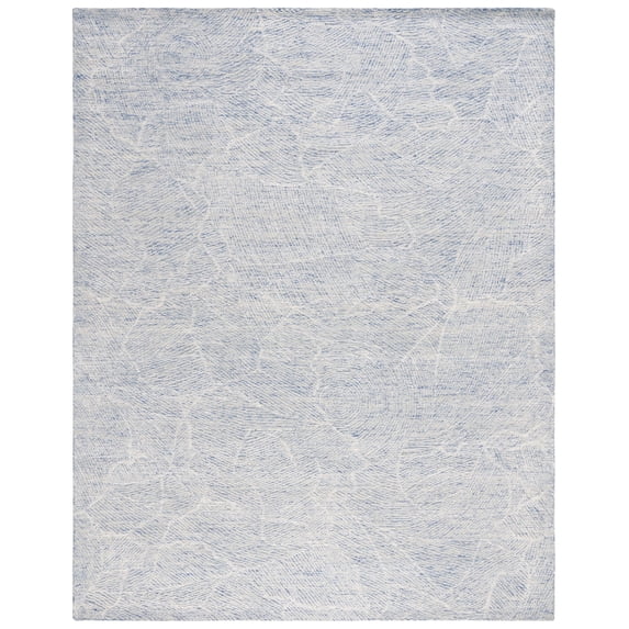 SAFAVIEH Metro Patricia Distressed Area Rug, Blue/Ivory, 8' x 10'