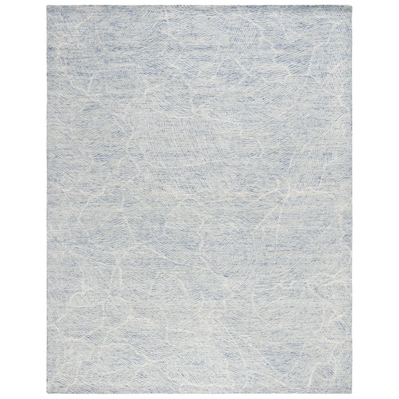 SAFAVIEH Metro Patricia Distressed Area Rug, Blue/Ivory, 8' x 10'