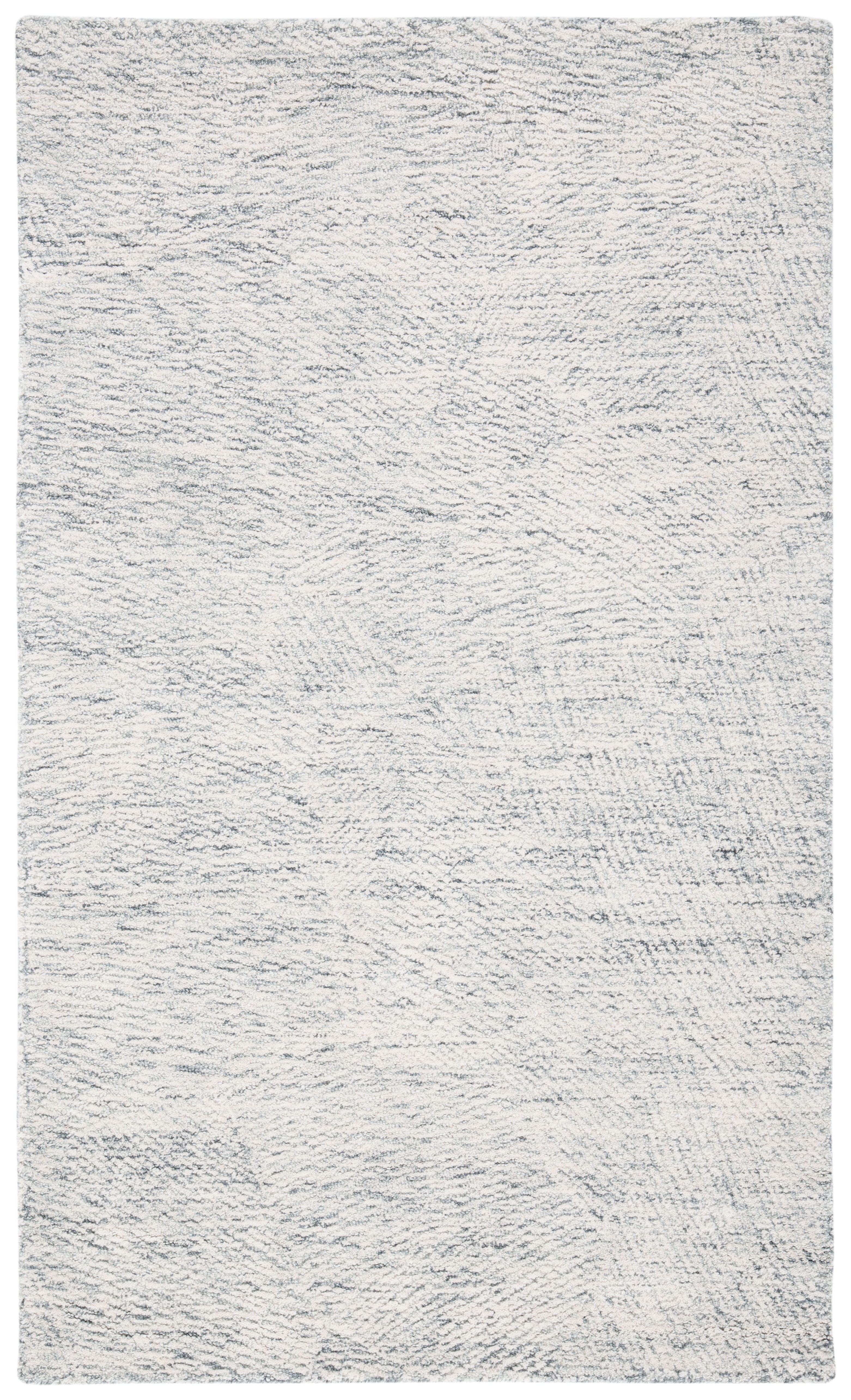 Ivory Elegance 4' x 6' Hand-Tufted Wool Area Rug